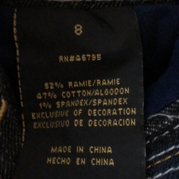 Rocawear Kids Navy and Gold Skirt with ruffle 8 NWOT - Picture 6 of 7